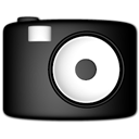 Camera, video Black icon