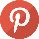pin, share, Social, pinterest, Logo IndianRed icon