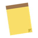 yellow, Brown, Note, Shading, notepad, memo, pad Khaki icon