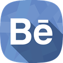 Behance, social network, portfolio CornflowerBlue icon