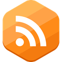Rss, social network, feed SandyBrown icon