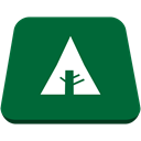 Forrst, nature, wireless, social network, plant, social media, eco ForestGreen icon