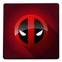 hero, Super, Deadpool Maroon icon