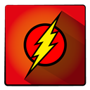hero, Super, Flash Red icon