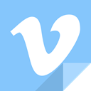 social media, Vimeo, Communication, social network, vimeo logo LightSkyBlue icon