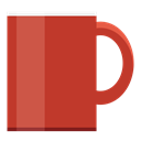 Coffee, mug Firebrick icon