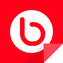bebo logo, Communication, Bebo Red icon