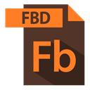 adobe, fbd extention, extention, file format DarkOliveGreen icon