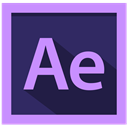 after effects logo, adobe, Design, after effects MidnightBlue icon