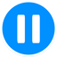 Pause DodgerBlue icon