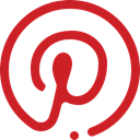 pin it, pin, Follow, Logo, Board, pinterest Firebrick icon