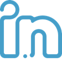 Linkedin, Linked in, Connect, portfolio, Logo, Business SteelBlue icon