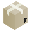 Box, Brown, cardboard, package Tan icon