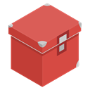 tools, red, Box, storage IndianRed icon