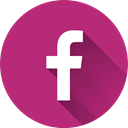 Facebook, Social MediumVioletRed icon