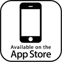 Apple, on, square, Appstore, Logo, Available, App, store, the Black icon