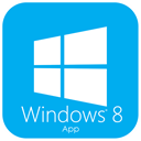 Apps, store, windows, smartphone, App, windows 8 DeepSkyBlue icon