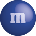 m&m, Chocolate, Color, colour, dark blue, Blue DarkSlateBlue icon