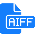 document, File, Aiff DodgerBlue icon