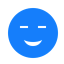 Face, Amused DodgerBlue icon