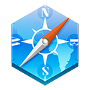 Safari2 LightSkyBlue icon