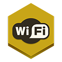 Wifi Goldenrod icon