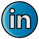 Social, Linkedin, Linked in, In, hayal, linked DarkCyan icon