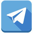 telegram CornflowerBlue icon
