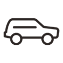 Suv, Car, transportation, travel, vehicle, transport, motor, minivan Black icon