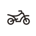 Bike, Motorbike, moto, vehicle, Motorcycle, transportation, Scooter, transport, travel Black icon