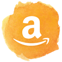 smile, Shop, Amazon, store, online Goldenrod icon