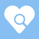 locate, blippex, search engine, research, Blip SkyBlue icon