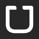 uber, Logo, taxi, uber logo, taxo DarkSlateGray icon