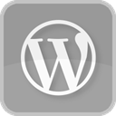 wordpress logo, Communication, Wordpress DarkGray icon