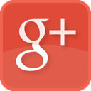 red, Google+, plus, social media, square Chocolate icon