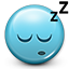 dreams, tired, smiley, Dreaming, Emoticon, Sleepy, Sleeping, smiley face SkyBlue icon