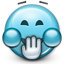 lol, laughing, joke, joking, laugh, smiley, Emoticon, smiley face SkyBlue icon