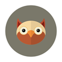 owl DimGray icon