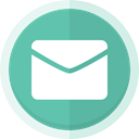 Email, send receive, email logo MediumAquamarine icon
