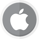 Apple, technology, Macbook, Imac, ipad, apple logo LightSlateGray icon