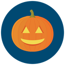 halloween, happy, pumpkin MidnightBlue icon