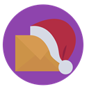 christmas, mail, Contact, santas letter DarkOrchid icon