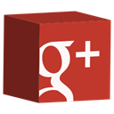 media, set, cube, Social, google Firebrick icon