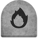 tombstone, evil, Ember, halloween, gray, ghosts, rock, tomb, Creepy, Social, witch, media, grave, social media, Cold, Boo, scary, spooky, graveyard, October, grey, Stone DarkGray icon
