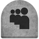 grave, evil, Myspace, spooky, graveyard, October, ghosts, Social, media, Creepy, scary, tomb, Cold, Stone, gray, witch, grey, social media, Boo, halloween, rock, tombstone DarkGray icon