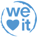Weheartit, media, Social CornflowerBlue icon