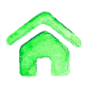 Build, house, Home Black icon