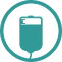 transfusion, infusion, health, Blood LightSeaGreen icon