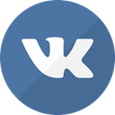 russian, Circle, Social, Vk SteelBlue icon