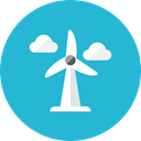 wind, wheel LightSeaGreen icon